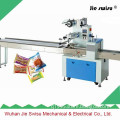 Automatic horizontal flow packing machine for eggs roll cream biscuit